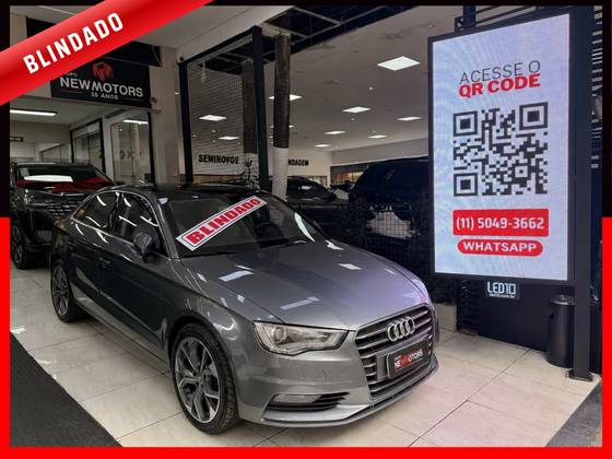AUDI A3 2.0 TFSI SEDAN AMBITION 16V GASOLINA 4P S-TRONIC AUDI A3 2.0 TFSI SEDAN AMBITION 16V GASOLINA 4P S-TRONIC